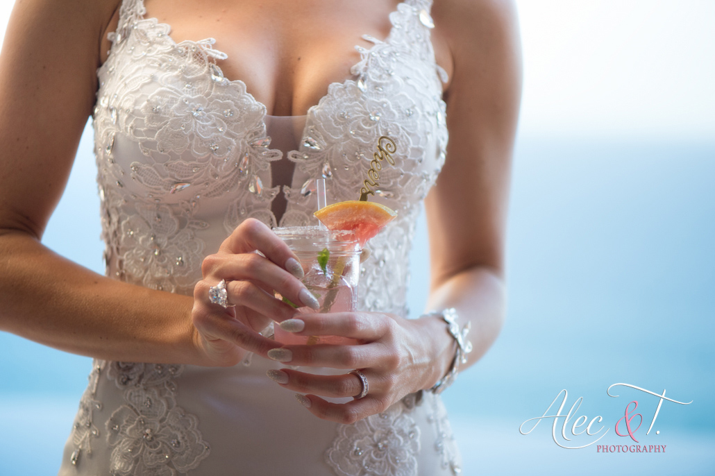 Luxury destination wedding in a private vacation rental at Villa Bellissima in Cabo San Lucas Mexico
