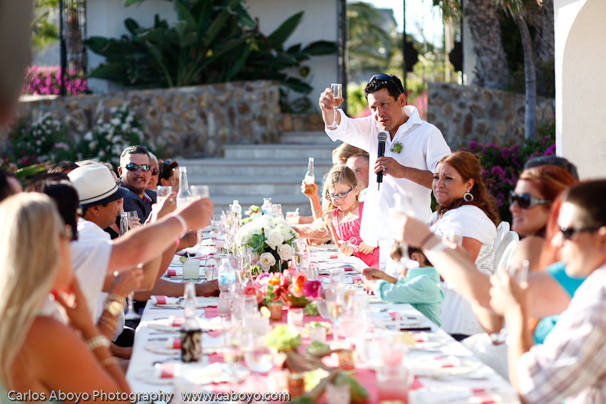 Destination Wedding in Cabo San Lucas, Mexico at private villa rental