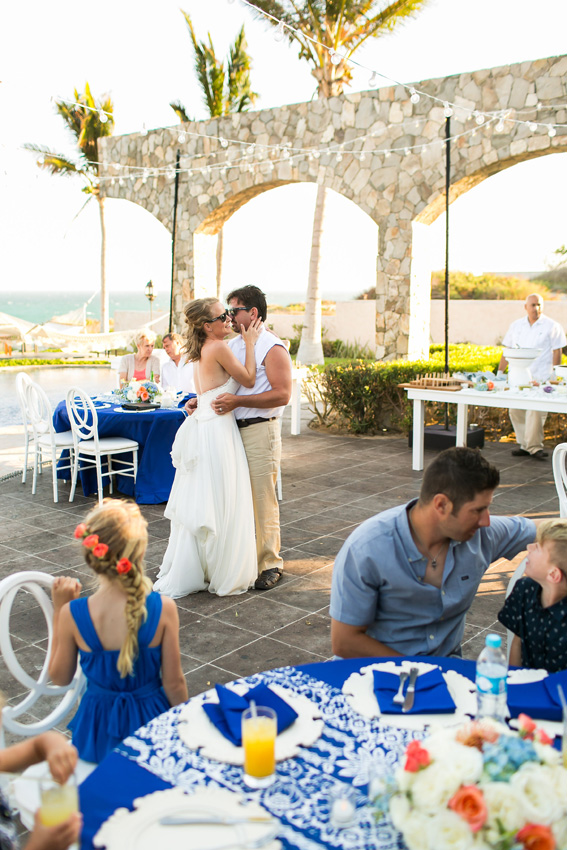 Luxury destination wedding at beachfront private vacation rental Villa Estero in Puerto Los Cabos Mexico