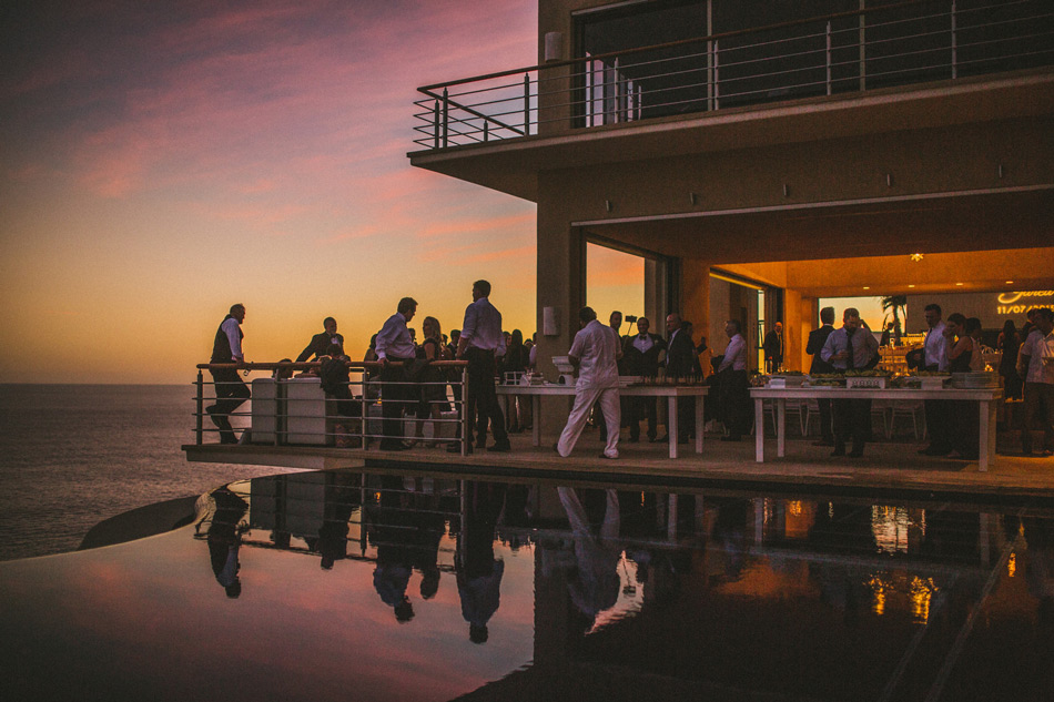 Luxury destination wedding in Cabo San Lucas Mexico at private vacation rental Villa Bellissima