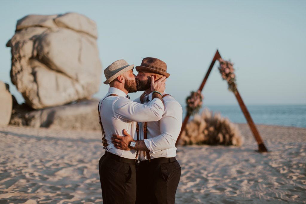 Luxury beachfront destination wedding in a private villa rental at Villa Marcella in Cabo San Lucas Mexico