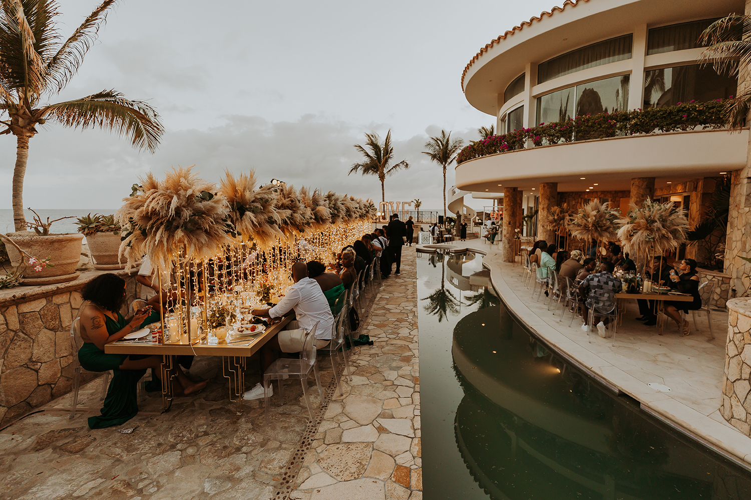 Luxurious Destination  Wedding in Cabo San Lucas Mexico at luxury vacation rental Villa Marcella
